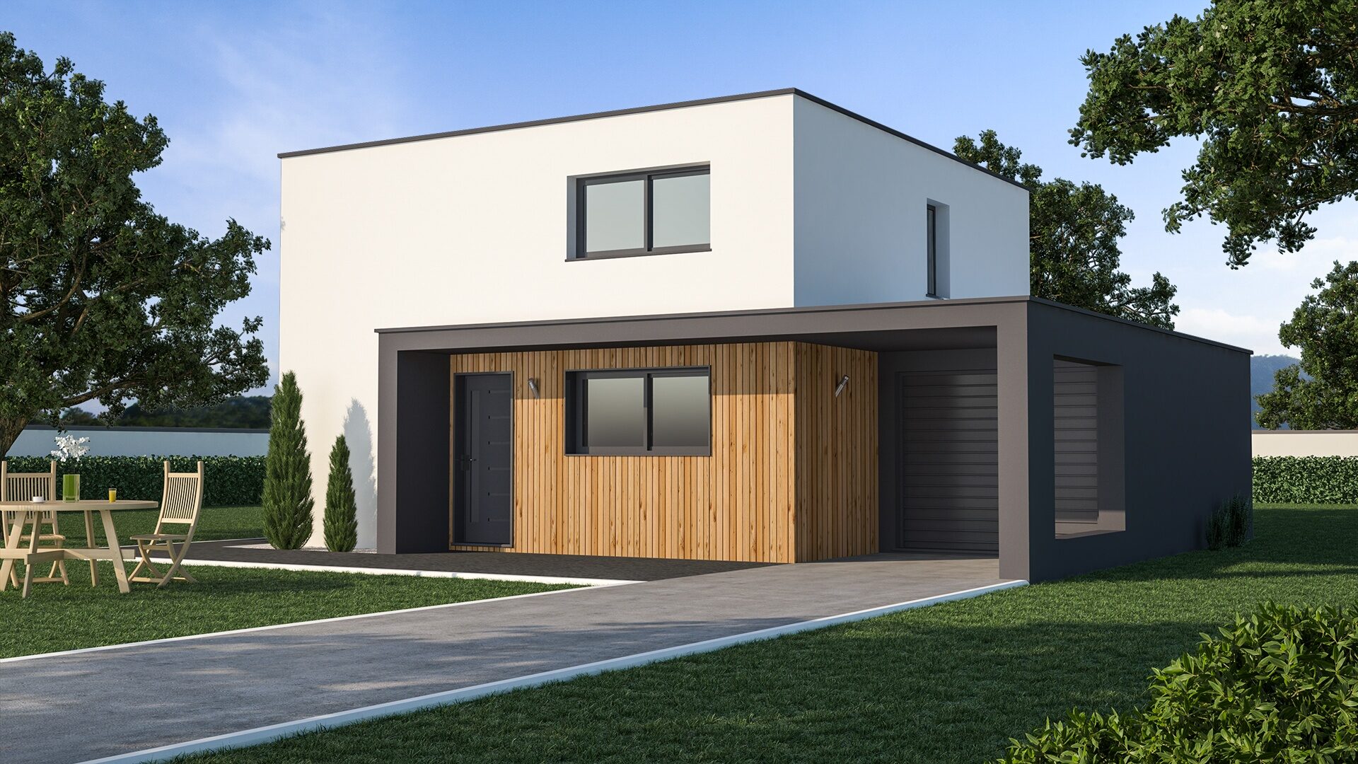 Maison bardage